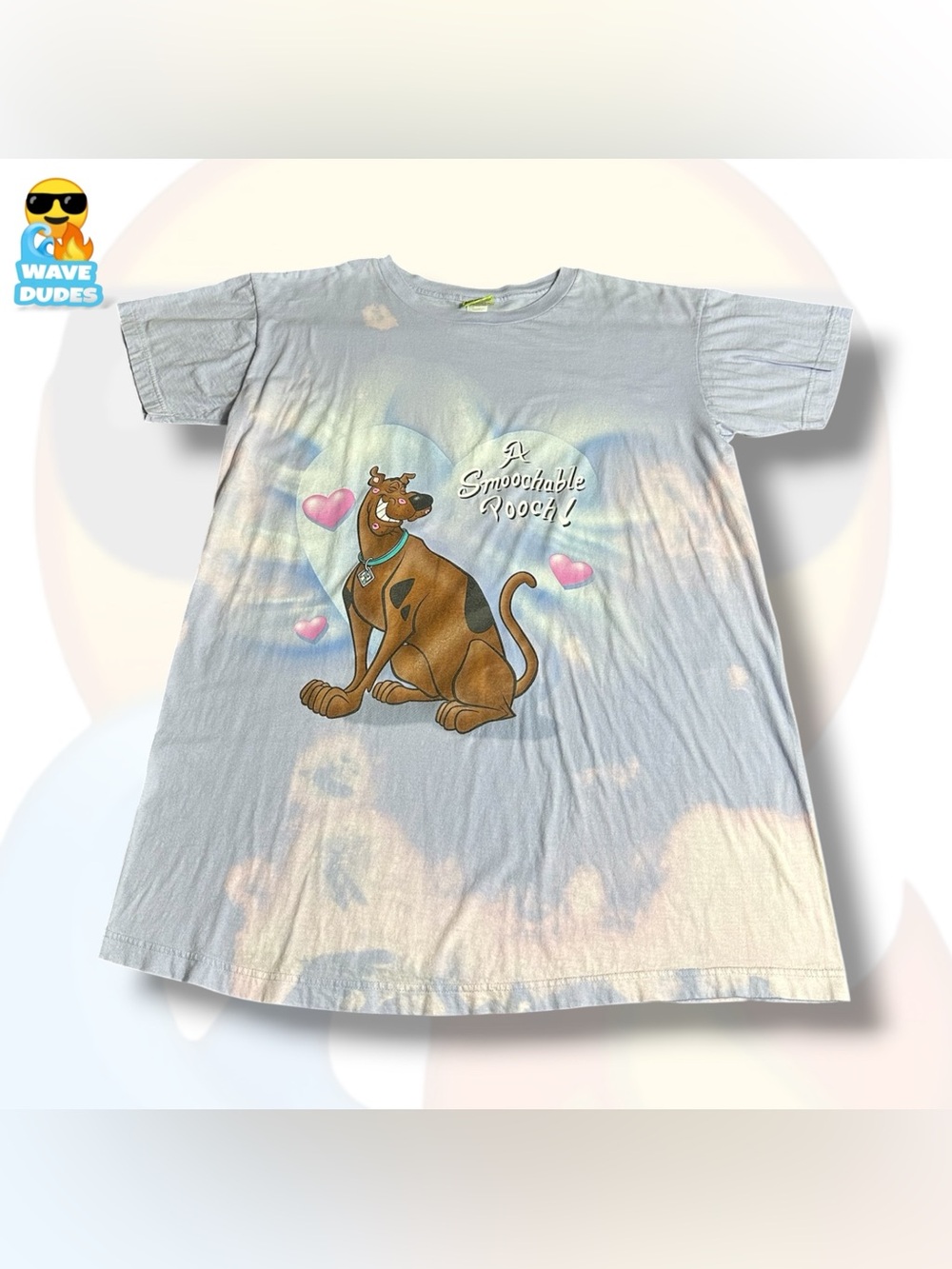 Women’s Cartoon Network Scooby-Doo 1999 “A Smoochable Pooch” Sleep Shirt